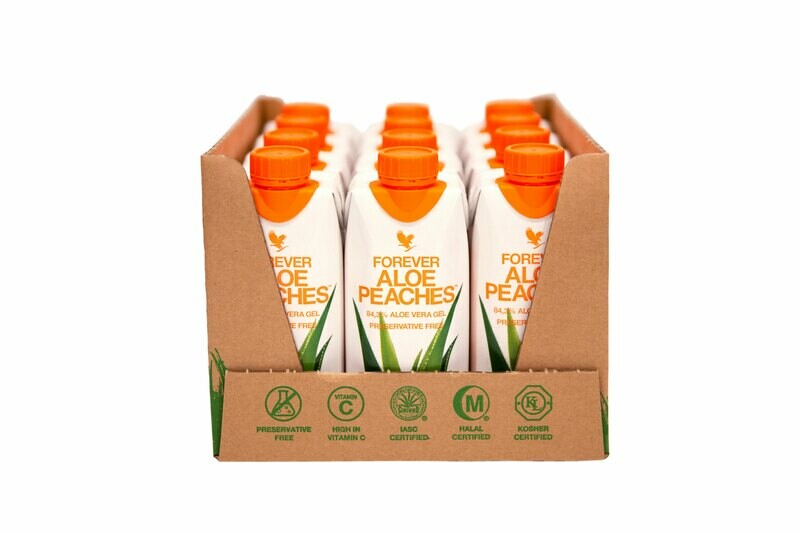 Aloe Peaches - 330ml (Pack of 12)
