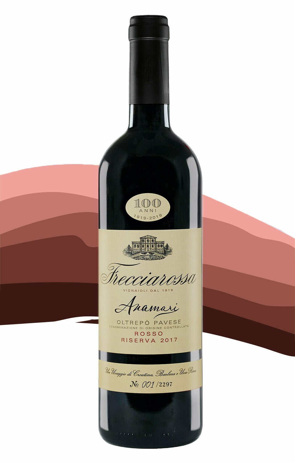 "Anamari" FRECCIAROSSA, Oltrepò Pavese  DOC Rosso Riserva  2017