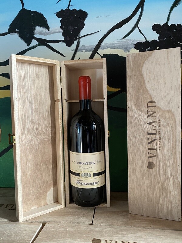 "Croatina" FRECCIAROSSA, Oltrepò Pavese DOC 2007 MAGNUM in Woodbox