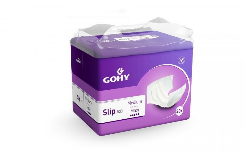 AMD/GOHY Slip Maxi M (20 pièces)
Prix TVAC : 14,50 €