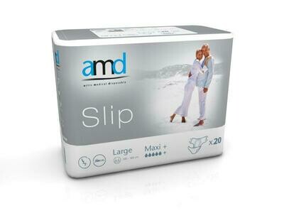 AMD Slip Maxi Plus L (20 pièces)
Prix TVAC : 17,00 €