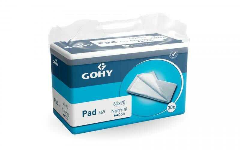 AMD/GOHY Pad Normal 60 x 90 cm (30 pièces)
Prix TVAC : 11,50 €