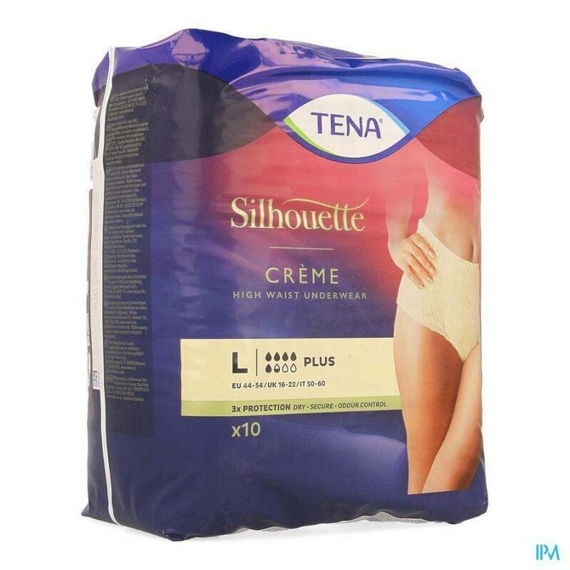 TENA Silhouette Plus Crème Large(10 pièces)