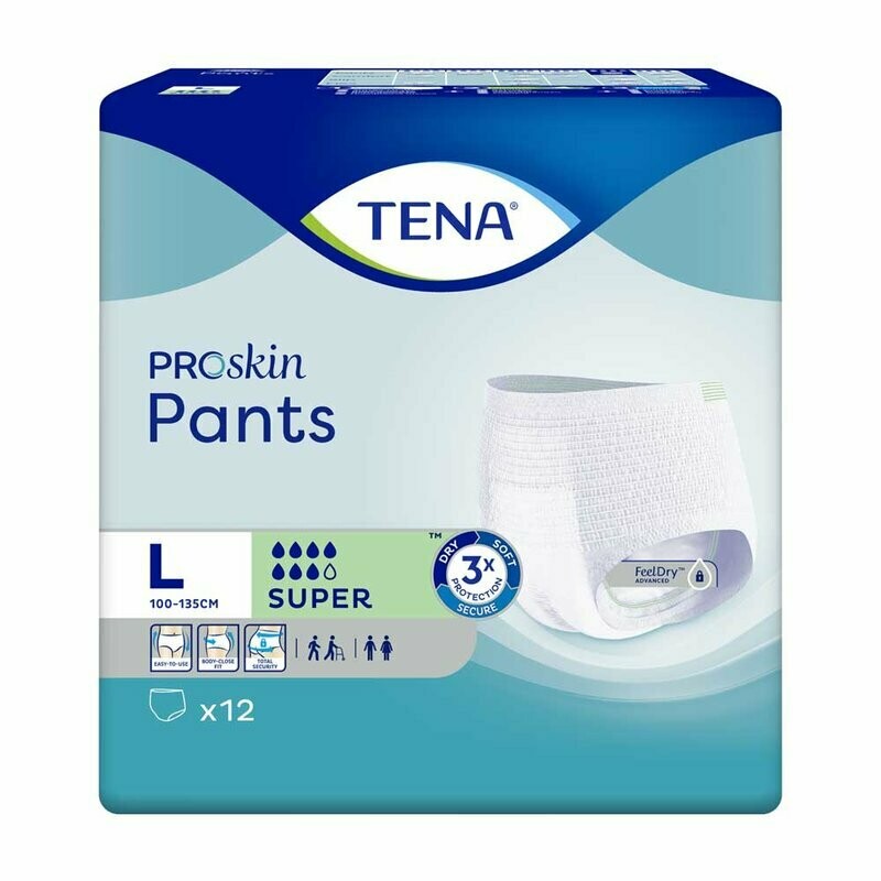 TENA Pants Super L(12 pièces)
Prix TVAC : 20,05 €