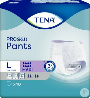 TENA Pants Maxi L (10 pièces)
Prix TVAC : 21,55 €