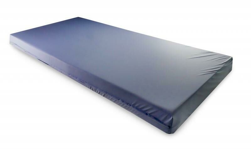 MATELAS, TYPE CMHR 40 KG/M³ (AUTO-EXTINGUIBLE) ENVELOPPE POLYURÉTHANE BI-ÉLASTIQUE Prix TVAC : 225,00 €