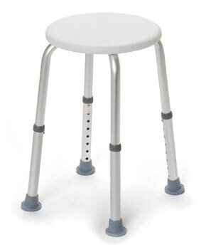 TABOURET DE DOUCHE, RÉGLABLE EN HAUTEUR, BLANC
Prix TVAC : 39,99 €