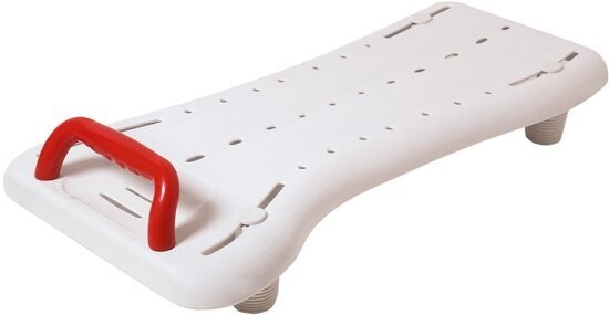 PLANCHE DE BAIN BENNY, 74,5 X 26/35 CM, BLANC ET ROUGE.
PRIX TVAC : 50,99€