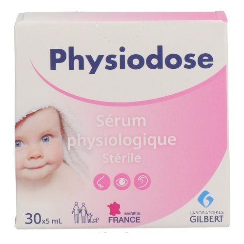 Sérum physiologique Physiodose (Boîte de 15)