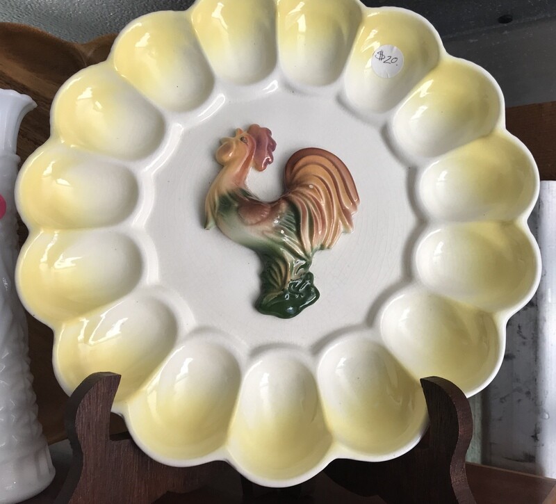 Vintage Deviled Egg Dish