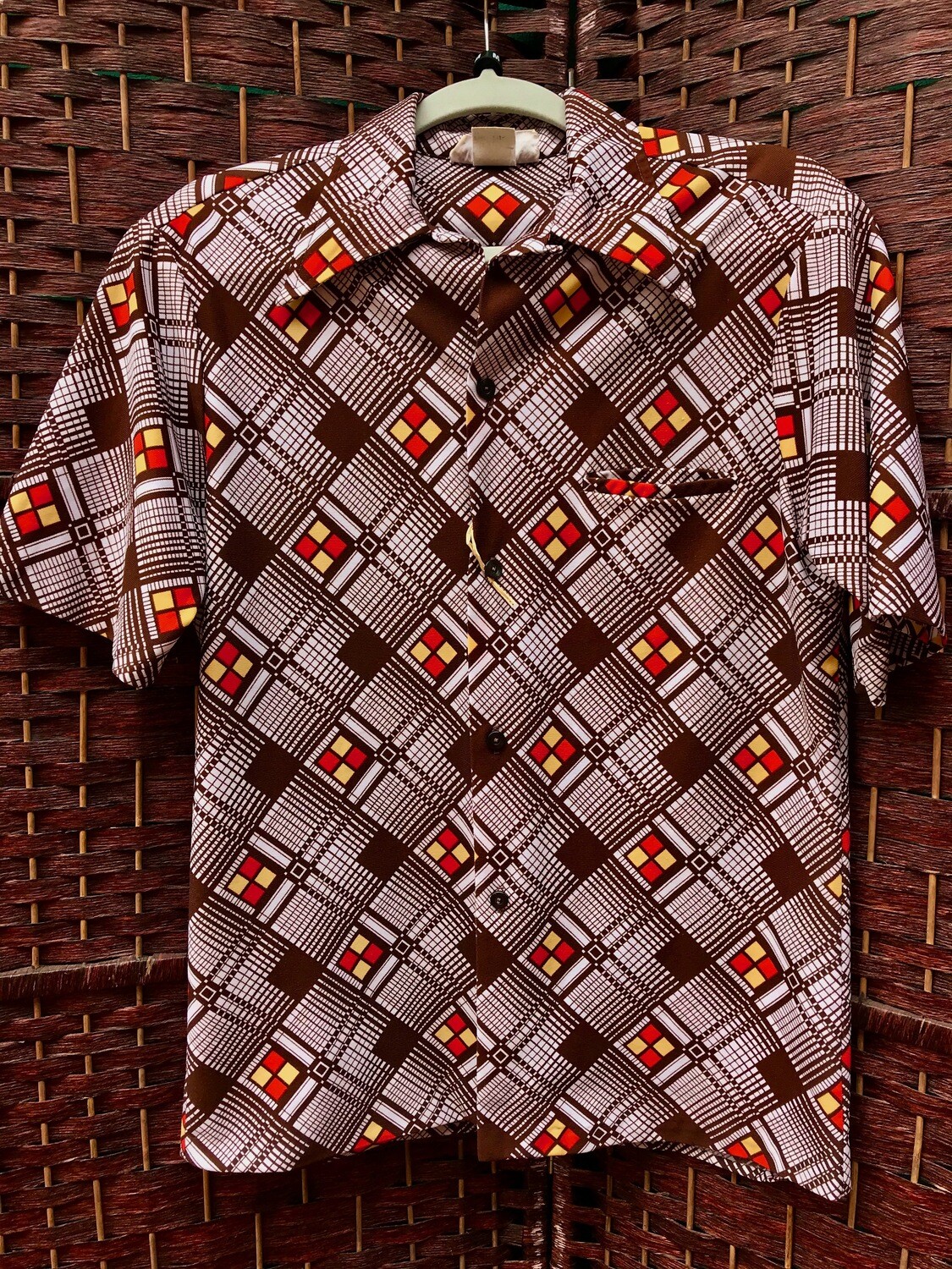 Rare Holo-Holo made in Hawaii Vintage Aloha Shirt- Med.