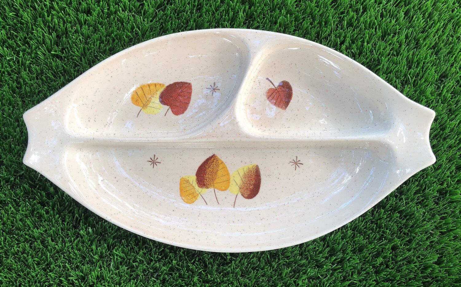 Vernon Ware California Vintage Relish Dish