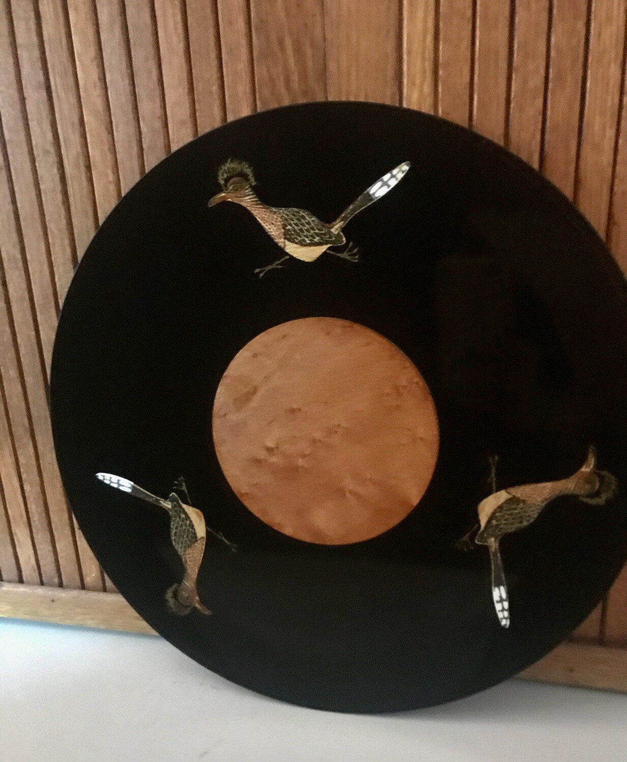 Genuine COUROC Cheese Tray of Monterey Roadrunner Cheese Tray