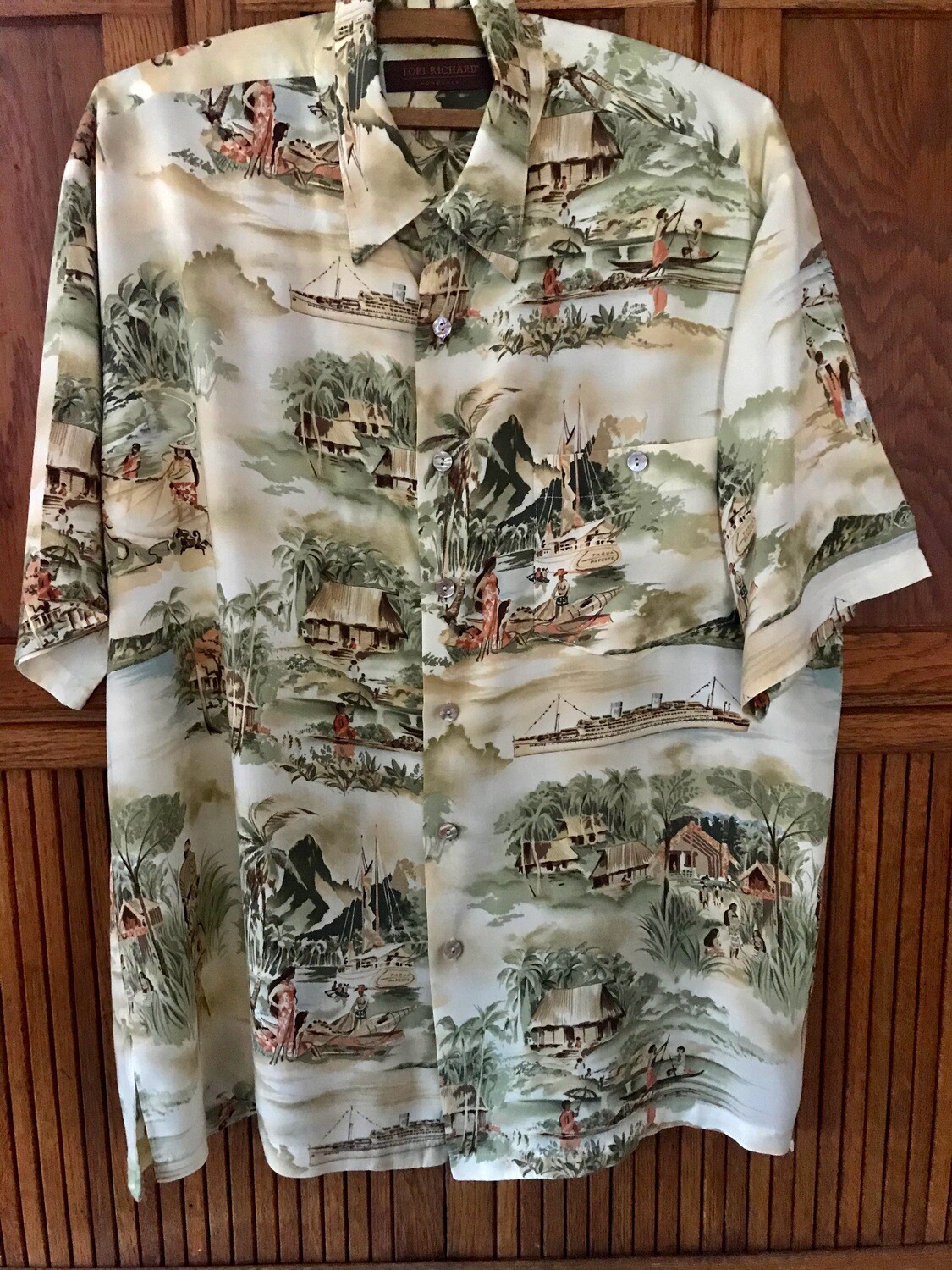 Tori Richard Aloha Shirt - size Med.