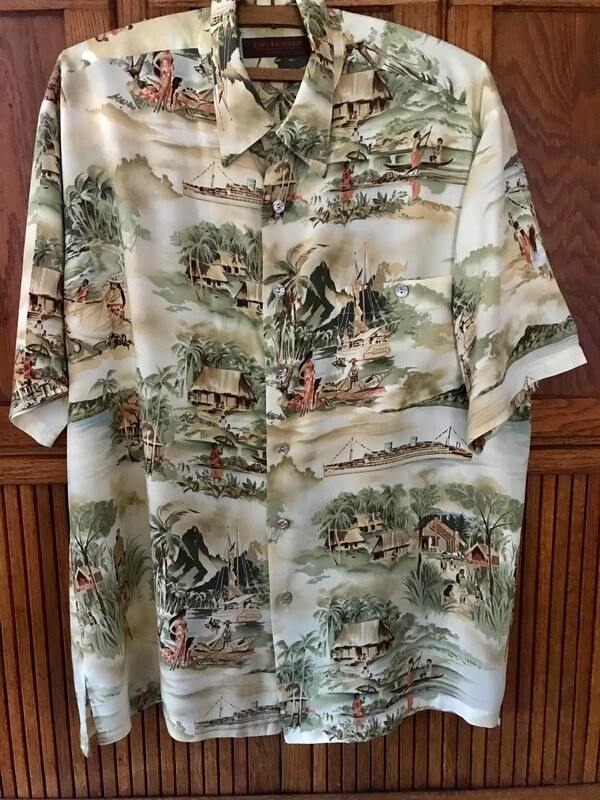 Tori Richard Aloha Shirt - size Med.
