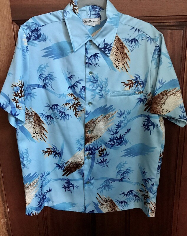 Tori Richard Aloha Shirt. Polyester - size large