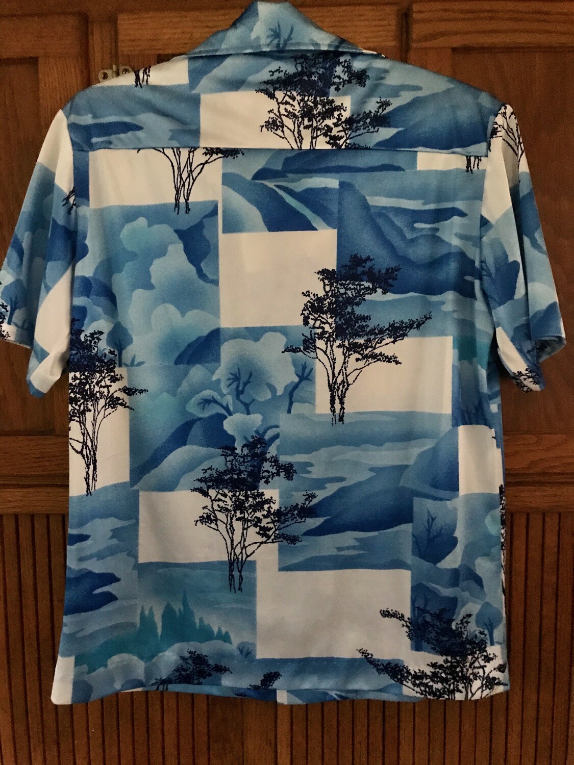 Vintage 1970s polyester Aloha Shirt - size medium