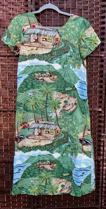 Made in Hawai‘i Dress -- Hawaiian Reserve Collection label. size-med