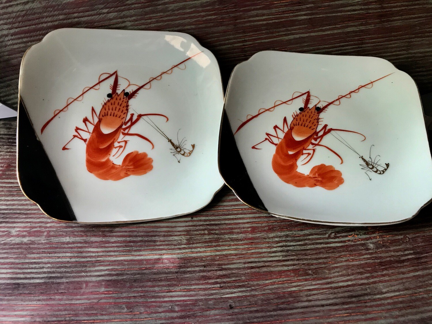 Vintage Y.Y. Made in Japan Porcelain Plates- set of 2