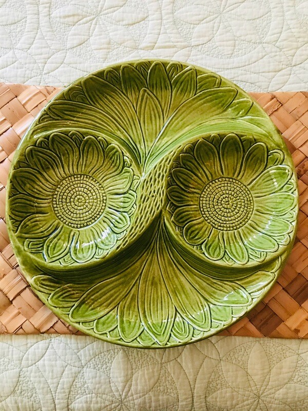 Vintage 1960s California Pottery Platter