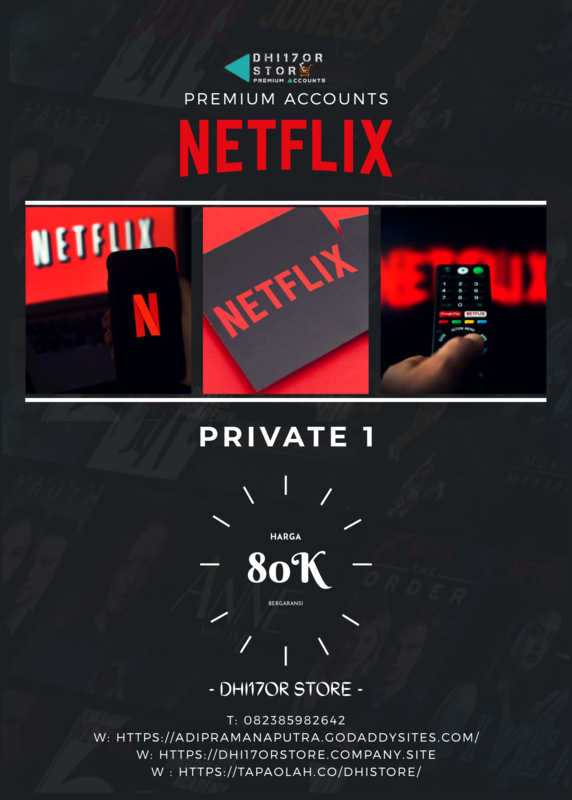 Netflix  Premium 1 Bulan (Private)