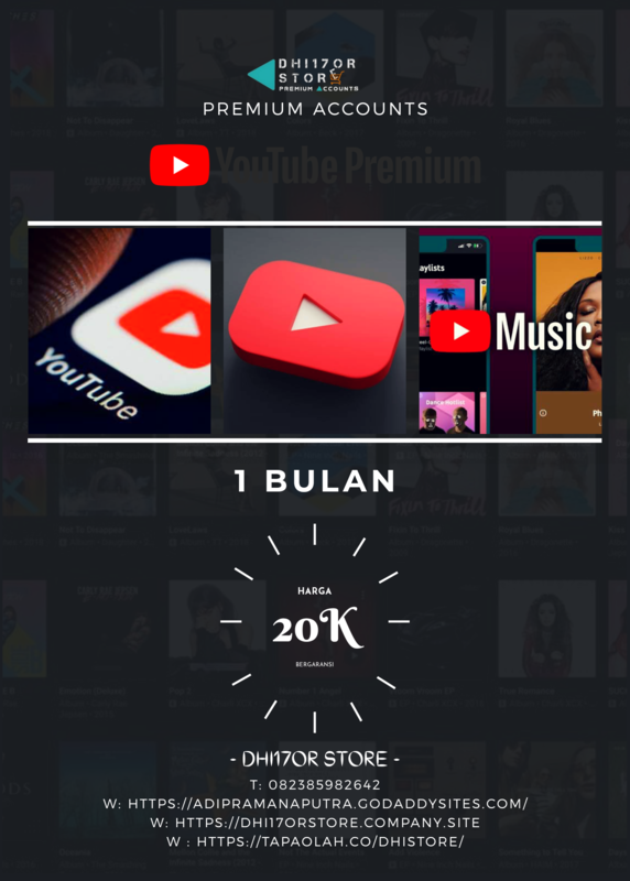 Youtube Premium 1 Bulan