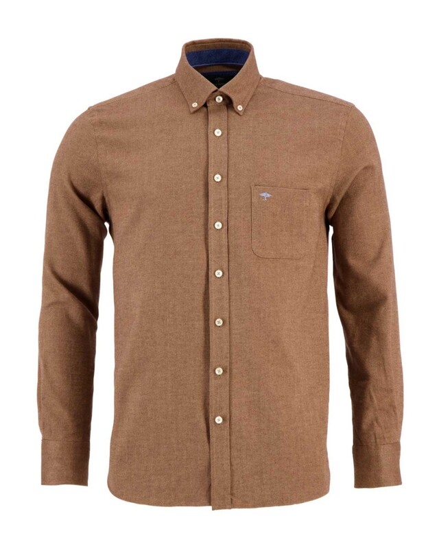 Fynch Hatton Casual Shirt lm mbruin 12088350