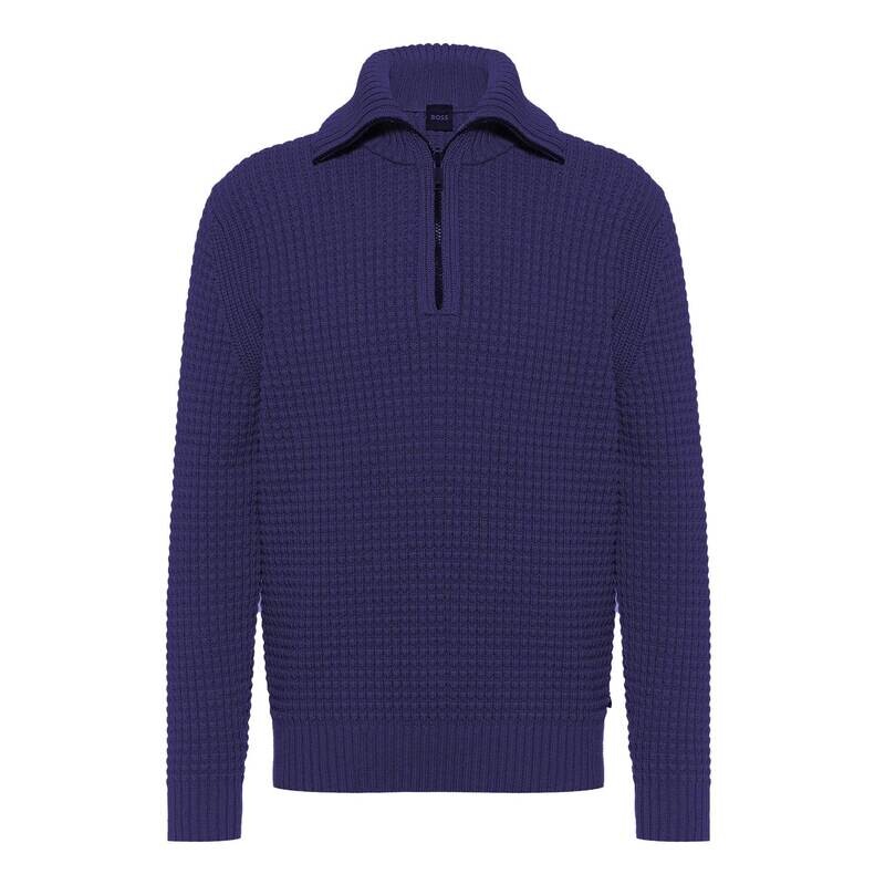 Hugo Boss Pullover zip DBlauw 50498947