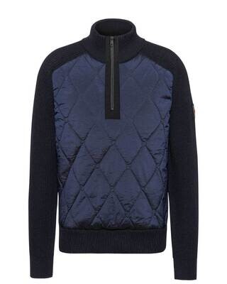 Hugo Boss Pullover zip DBlauw 50497594