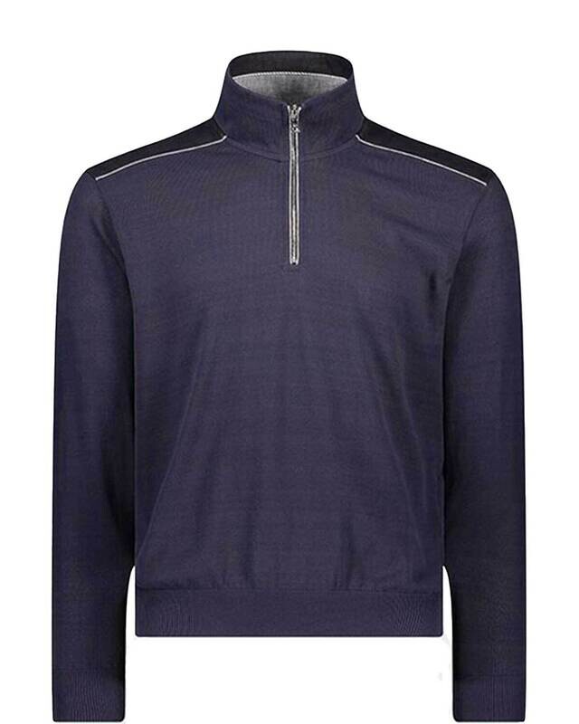 Paul &amp; Shark Pullover zip DBlauw 23411633