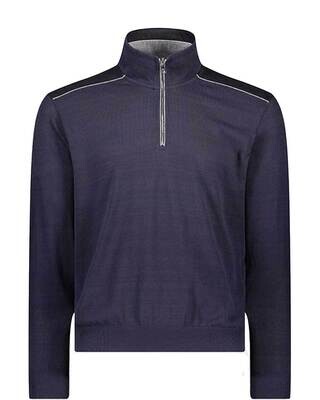 Paul &amp; Shark Pullover zip DBlauw 23411633