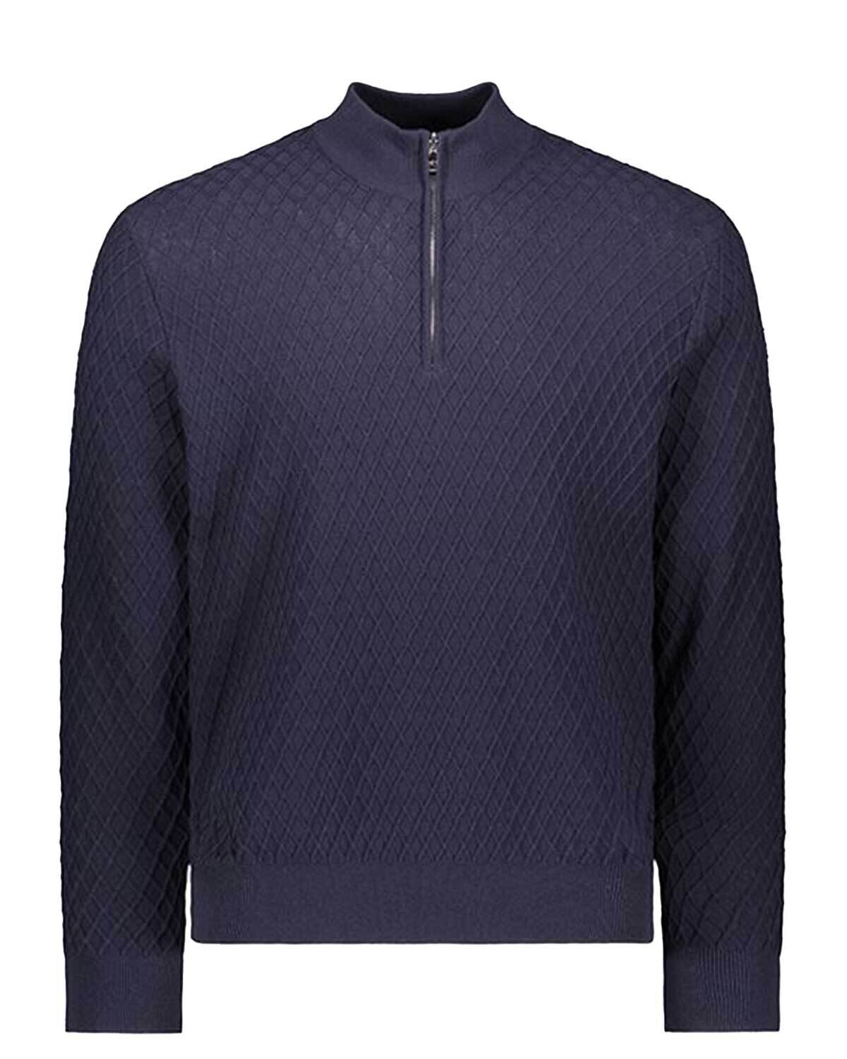 Paul &amp; Shark Pullover zip DBlauw 23411600