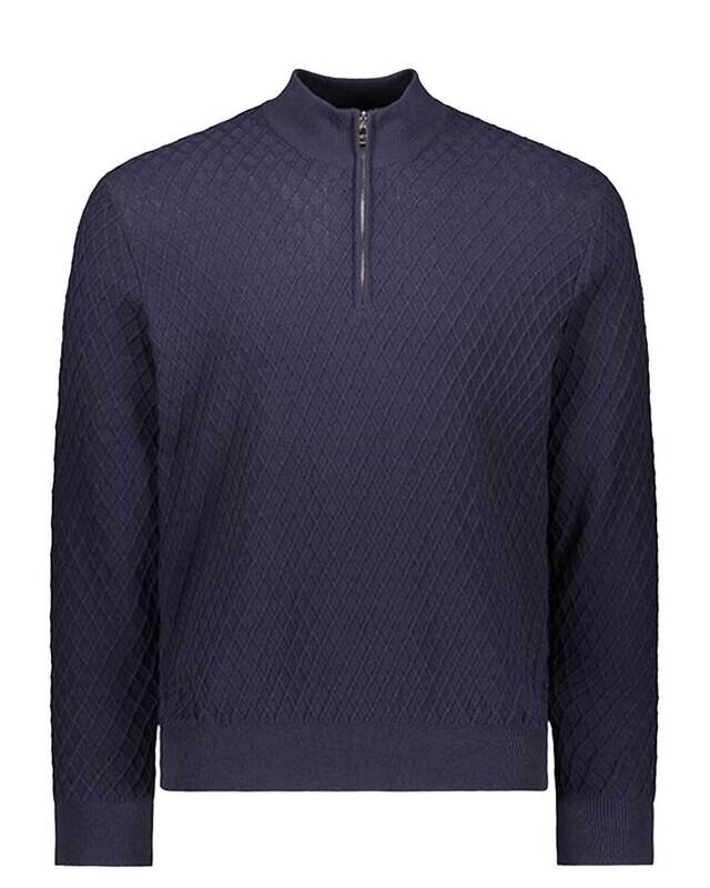 Paul &amp; Shark Pullover zip DBlauw 23411600