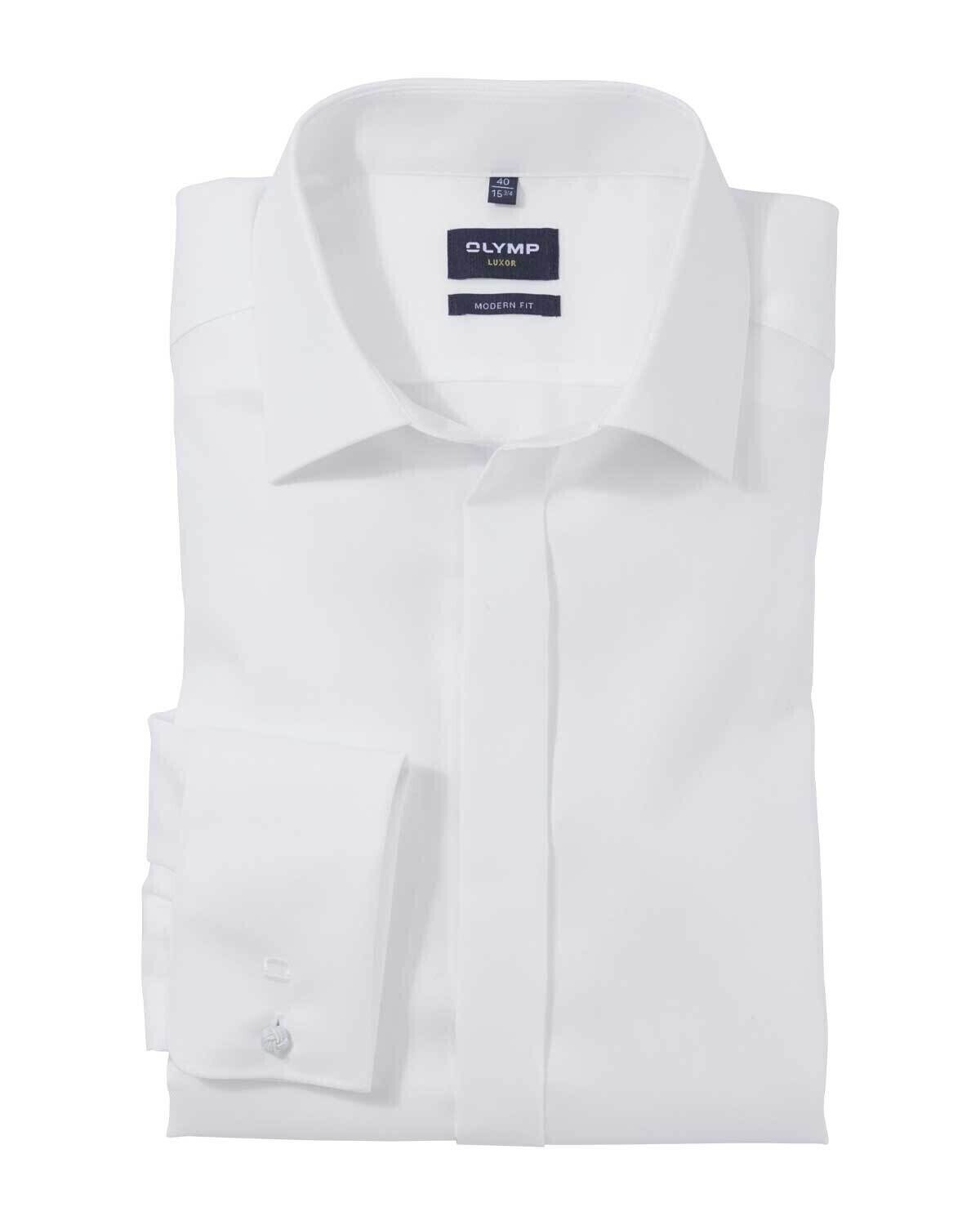 Olymp Smoking shirt Wit 1 0750-65
