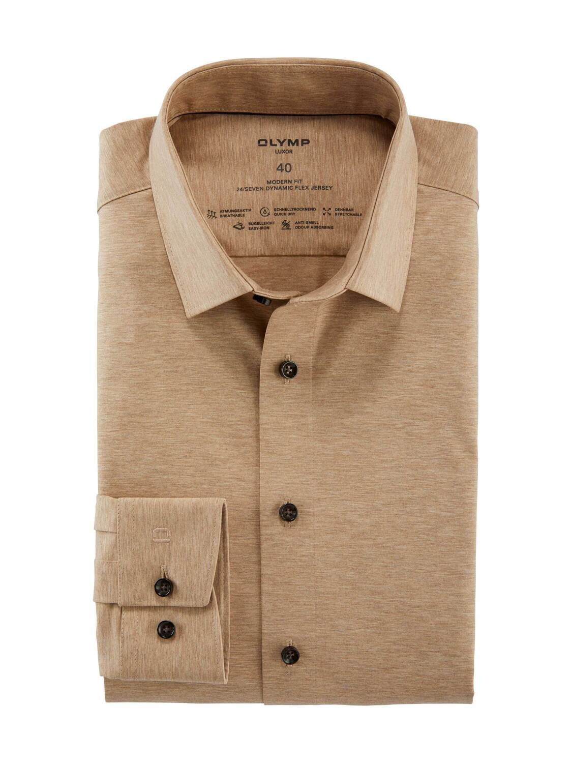 Olymp Dress Shirt lm Dbeige 1202-64