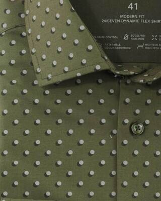 Olymp Dress shirt lm DGroen 1292-44