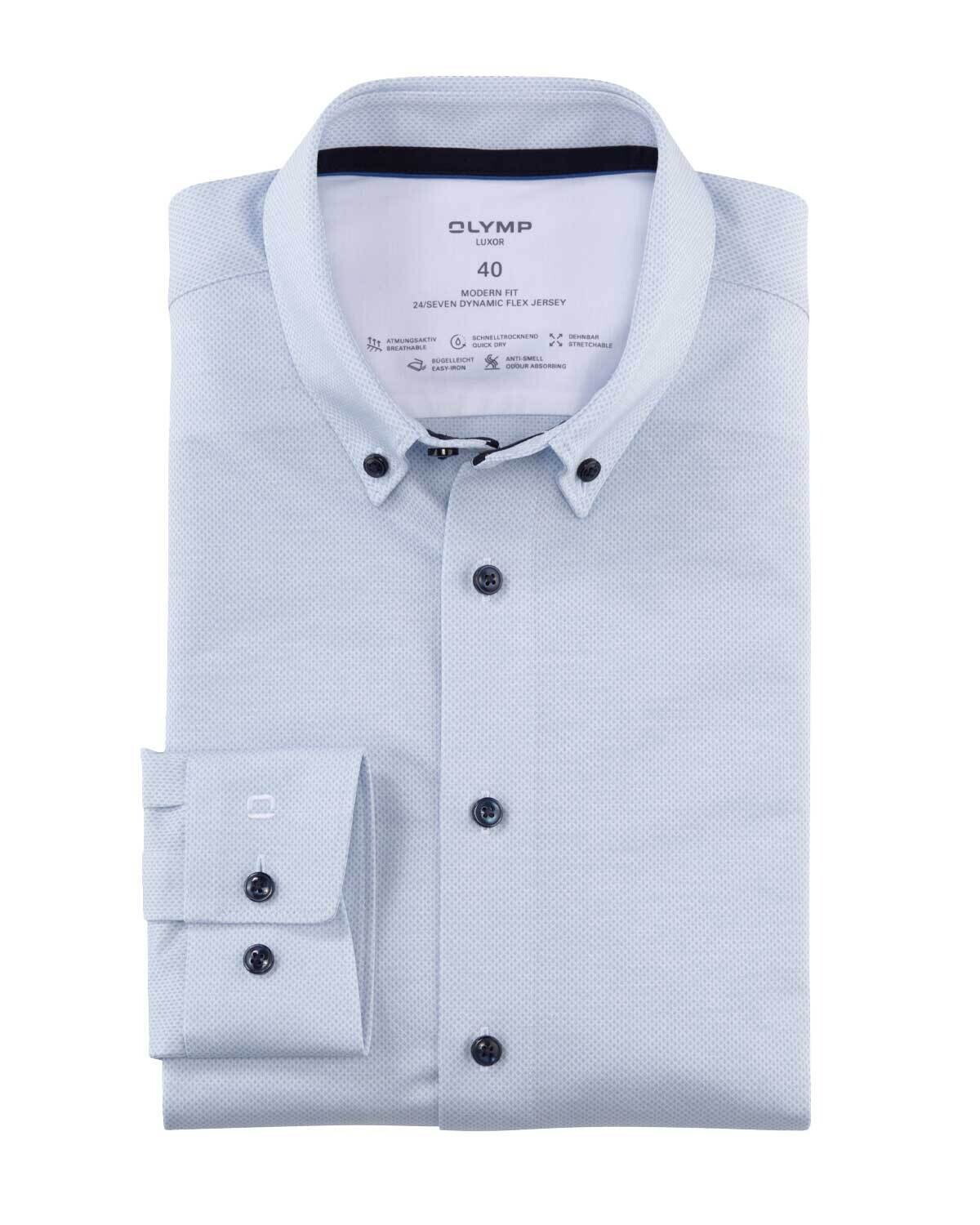 Olymp Dress Shirt lm LBlauw 1206-44