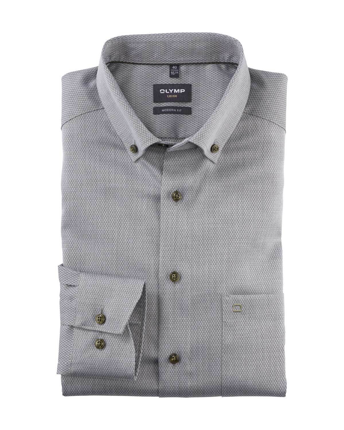 Olymp Dress Shirt lm MGroen 1306-44
