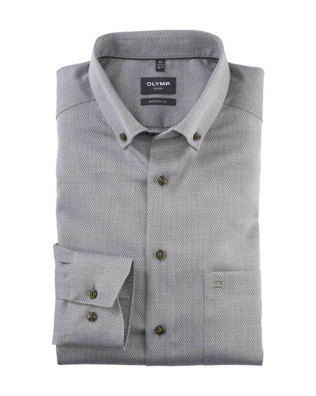 Olymp Dress Shirt lm MGroen 1306-44