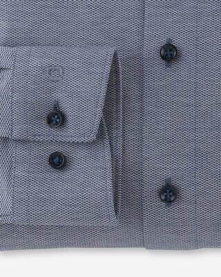 Olymp Dress Shirt lm d.blauw 1207-24