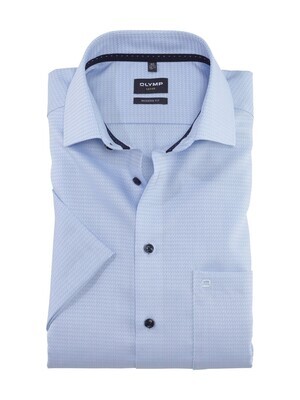 Olymp Dress Shirt KM LBlauw 1314-32