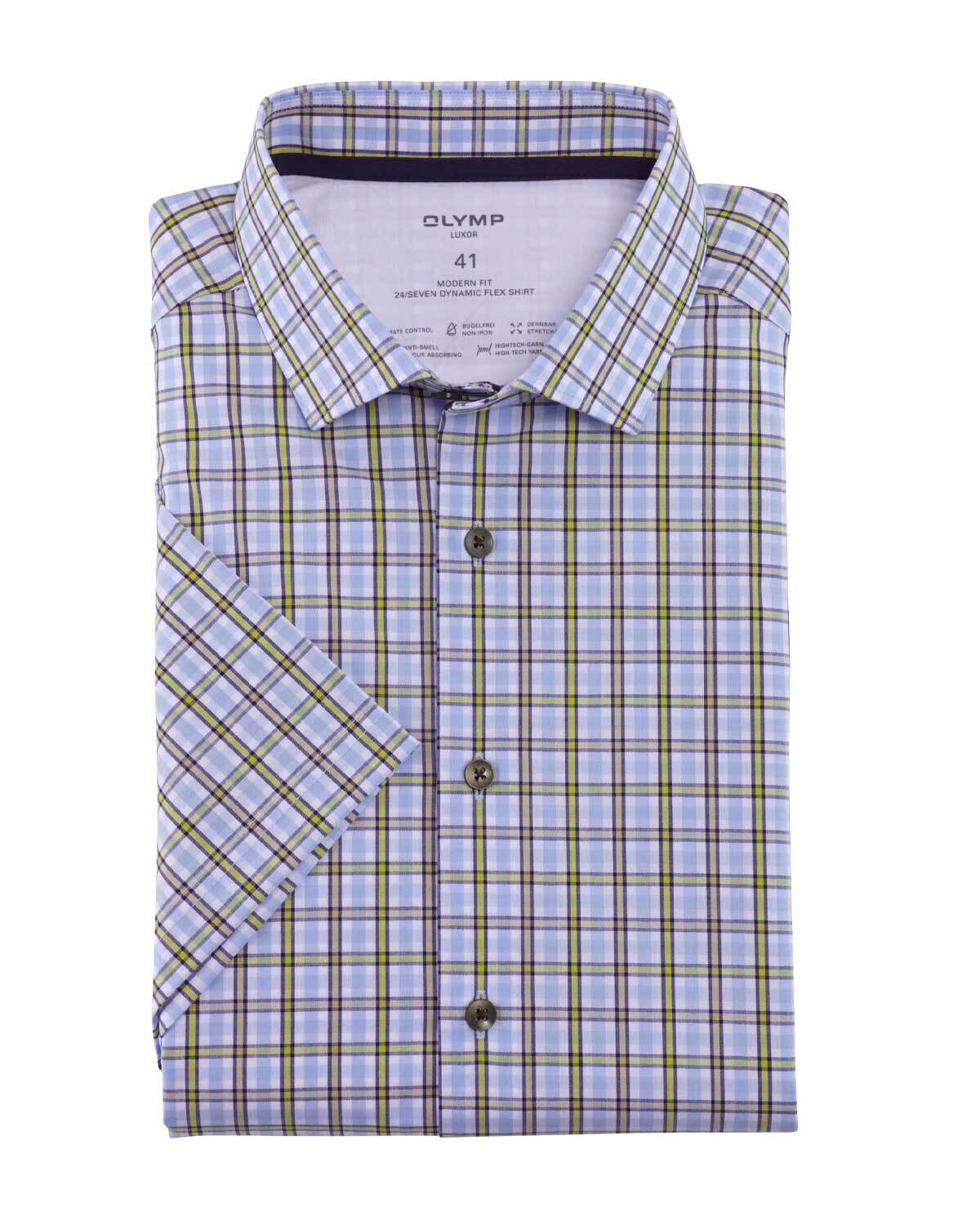 Olymp Dress Shirt KM MGroen 1244-32