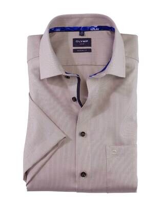 Olymp Dress Shirt KM MBeige 1282-32