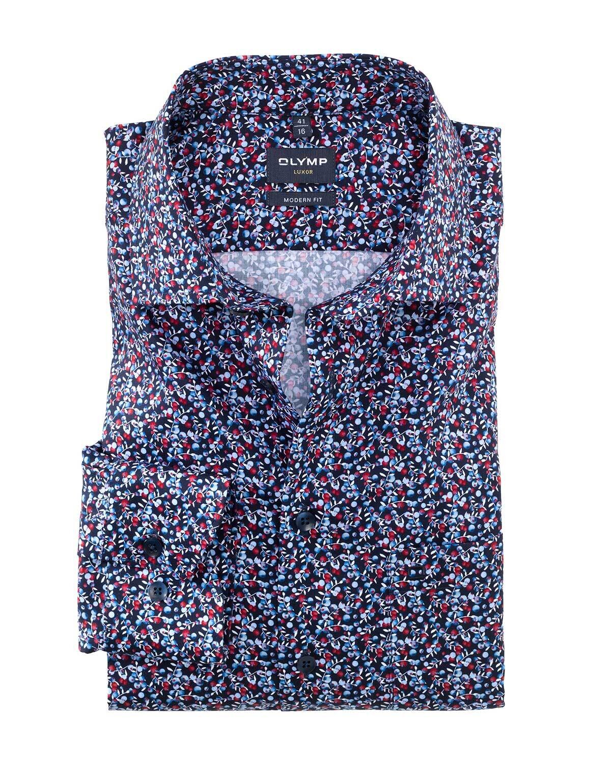 Olymp Dress Shirt lm dblauw 1312-24