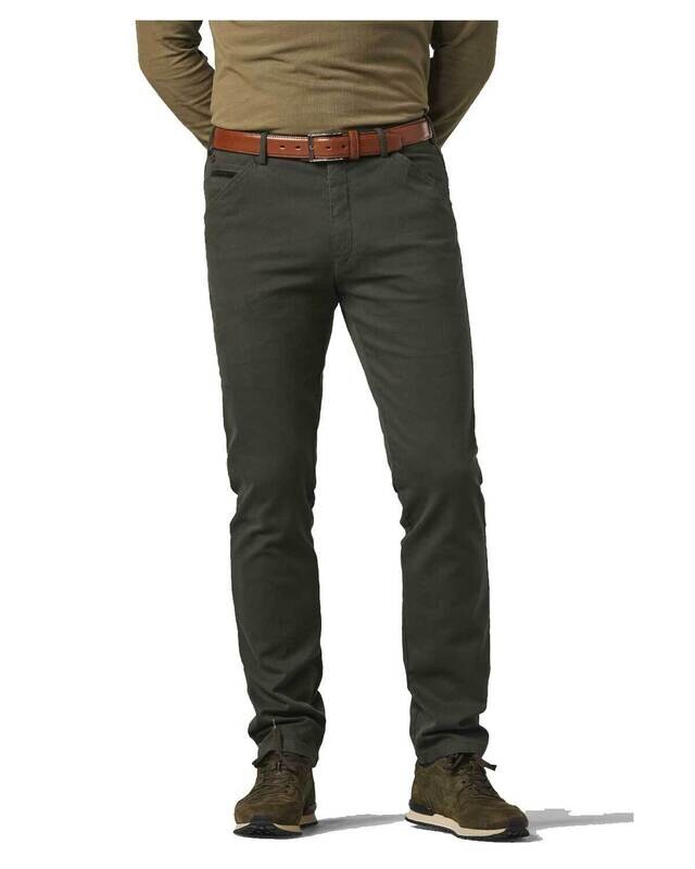 Meyer Pantalon katoen dgroen 2-5580 S