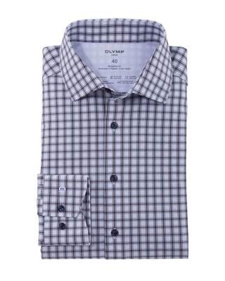 Olymp Dress shirt lm DBlauw 1288-44