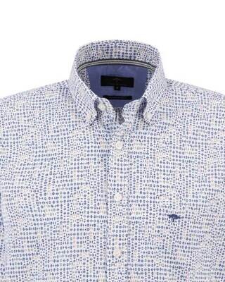 Fynch Hatton Casual Shirt lm Wit 1 13145040