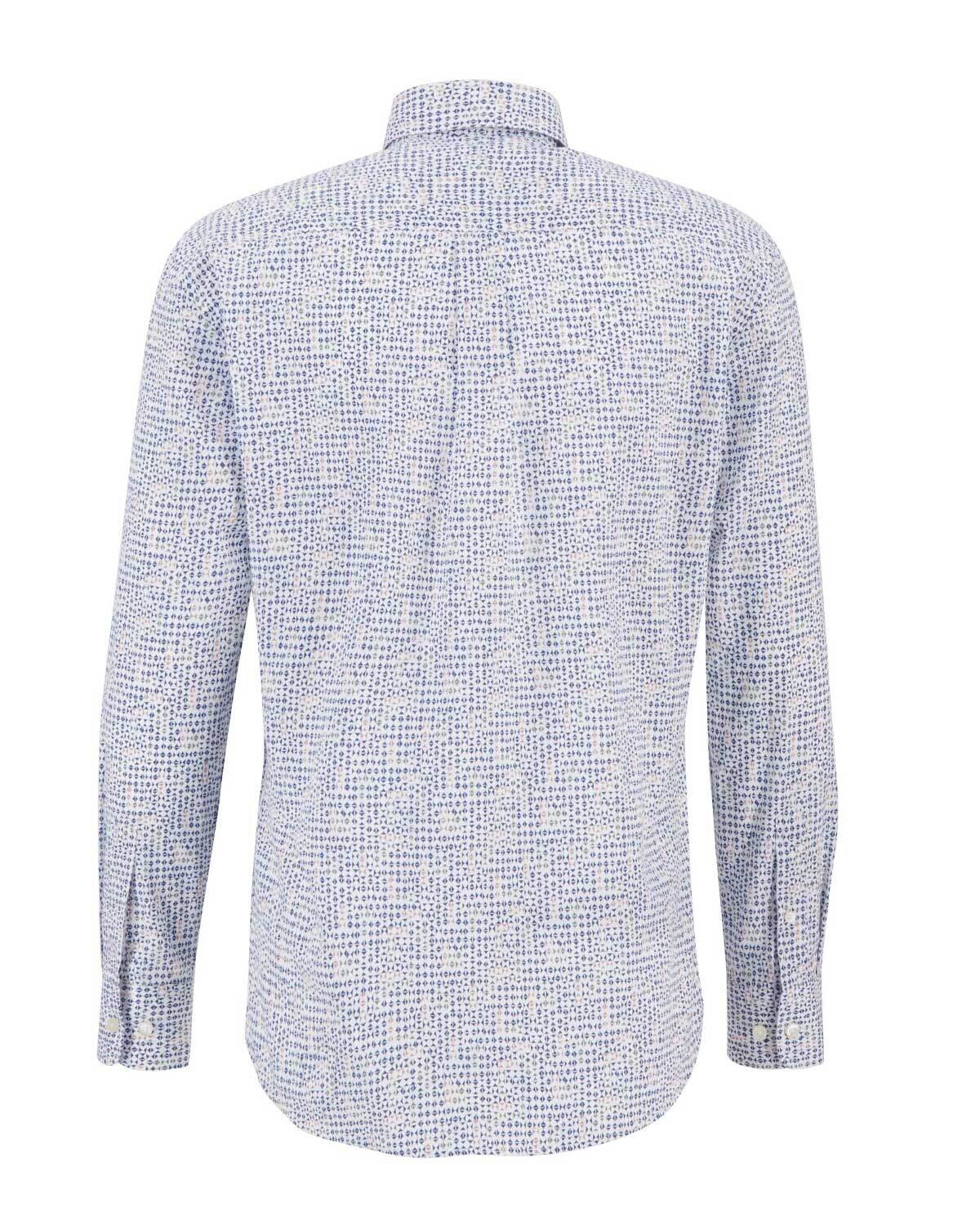 Fynch Hatton Casual Shirt lm Wit 1 13145040