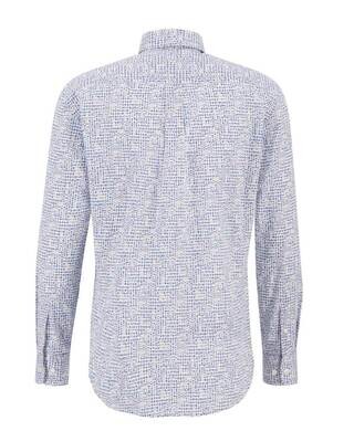Fynch Hatton Casual Shirt lm Wit 1 13145040
