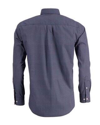 Fynch Hatton Casual Shirt lm dblauw 12086000